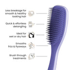 Tangle Teezer Ultimate Detangler Brush for Wet & Dry Hair, Eliminates Knots & Reduces Breakage for Straight to Wavy Hair Types, Amazon Exclusive Lilac Purple