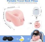 Neck Pillow Airplane, Ergonomic Memory Foam Travel Pillows - Image 5
