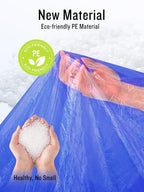 SaphiRose Disposable Rain Ponchos Emergency Clear Poncho - Image 5