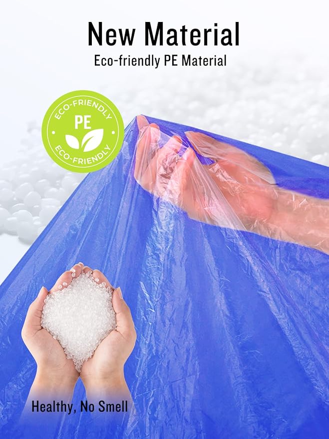 SaphiRose Disposable Rain Ponchos Emergency Clear Poncho - Image 5