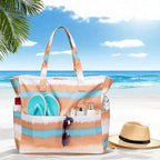 LEDAOU Beach Bag Waterproof Sandproof Women Tote Bag Pool Bag - Image 8