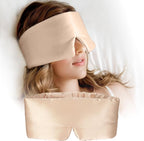 Silk Sleep Mask for Women and Men, Side Sleeper, 22 Momme Pure Mulberry Silk by Unknown