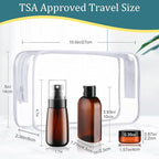 Cosywell Travel Bottles for Toiletries 10PCS TSA Approved Shampoo and - Image 2