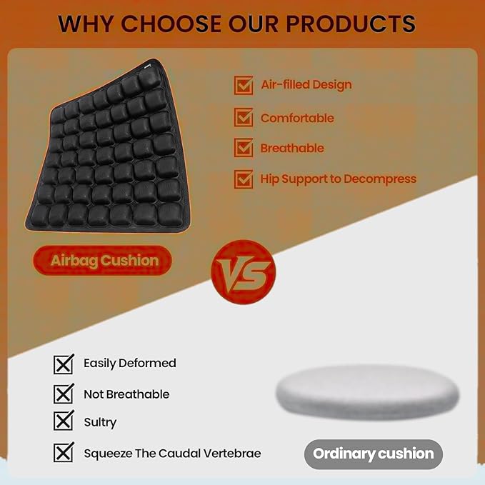 Sondur Inflatable Travel Cushion – Adjustable Bubble Technology - Image 5