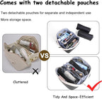 BOYATU Travel Makeup Bag Organizer Cosmetic Bag: 3 Pcs Set Make up Bags - Image 6