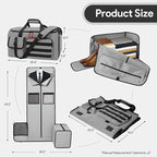Garment Duffle Bags for Travel, HOMQUIET Convertible Garment Duffel Bag - Image 3