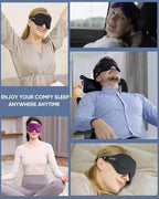 MZOO Sleep Eye Mask for Side Sleeper Men Women, Zero Eye Pressure 3D Sleeping - Image 7