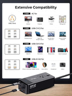 200W Power Station, 7-in-1 GaN Fasting Charging Station USB C Charger Power - Image 3