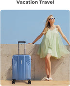 BAGSMART Expandable Carry On Luggage 22x14x9 Airline Approved, 1OO% PC - Image 2