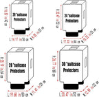 20 Inch Clear PVC Luggage Cover Protectors Suitcase Covers - Image 4