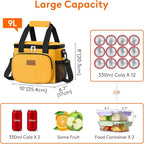 Lifewit Medium Lunch Bag Insulated Lunch Box Soft Cooler Cooling Tote - Image 4