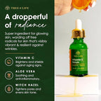 Tree of Life Beauty Facial Skin Care Set, Brightening, Firming, Hydrating, Dry Face, Dermatologist Tested - Vitamin C and Hyaluronic Acid Facial Serum - Skin Care Kit, 2 count of 1 Fl Oz