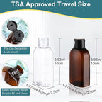 Cosywell Travel Bottles for Toiletries 8PCS 3.4oz TSA Approved Containers - Image 2