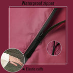 SaphiRose Unisex Rain Poncho Hooded Waterproof Raincoat - Image 4