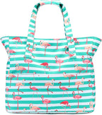LEDAOU Large Beach Tote Bag Women Waterproof Sandproof Zipper Beach Tote Bag - Image 8