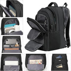 Paude Laptop Backpack, 17.3 Inch School Backpack Large Bookbag - Image 7