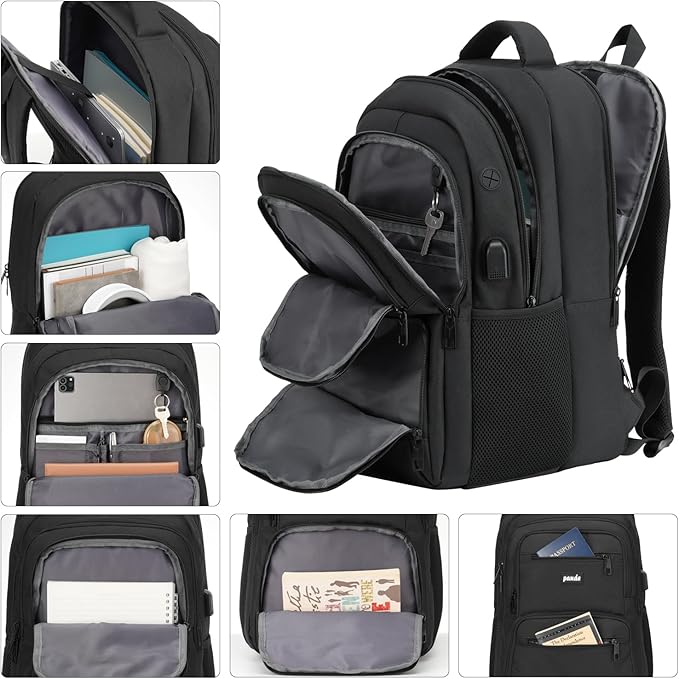 Paude Laptop Backpack, School Backpack Large Bookbag - Image 7