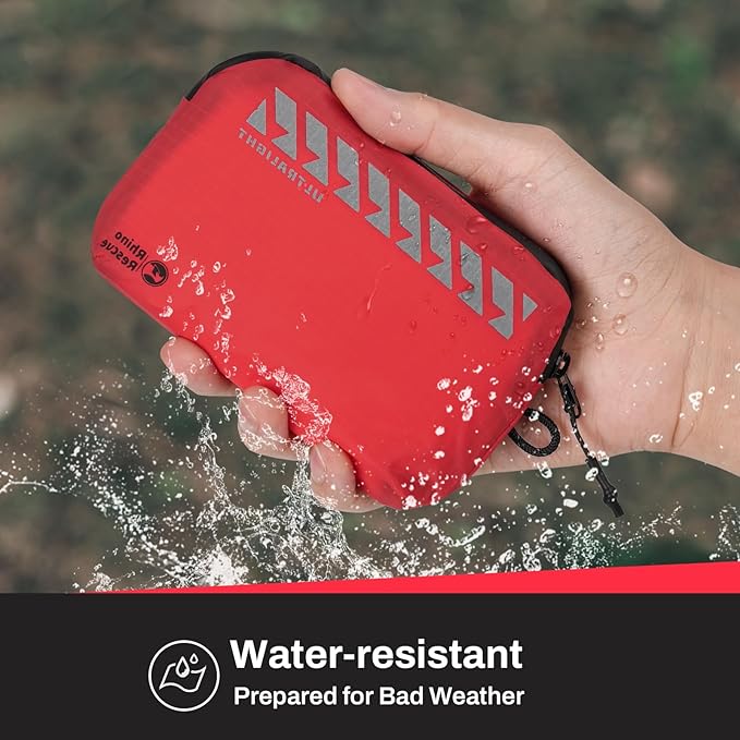 RHINO RESCUE EDC First Aid Kit for Travel, Mini Water-Resistant & Ultralight - Image 3