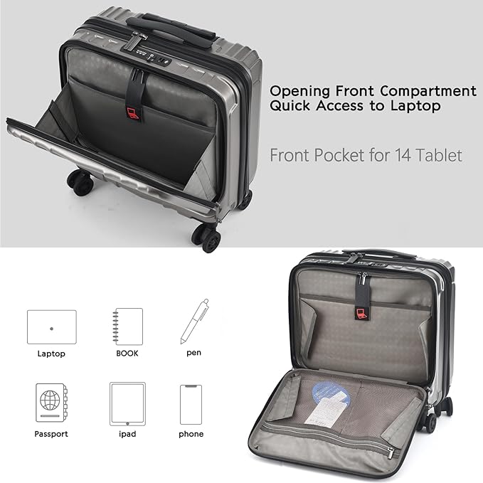 TydeCkare 16" Carry on Luggage - Image 4