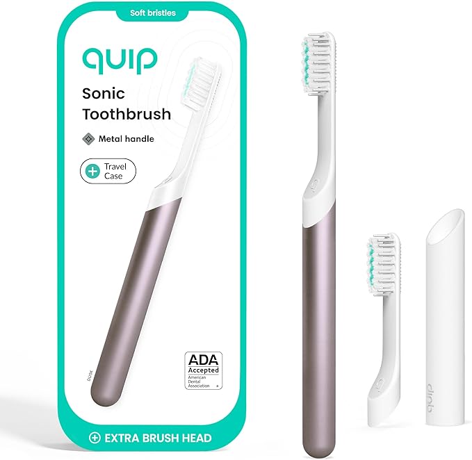 Quip Metal Sonic Toothbrush, Electric Toothbrush by quip