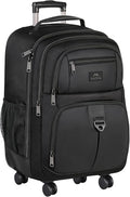 MATEIN Rolling Backpack with 4 Wheels, 17 inch Roller Travel Laptop Backpack by MATEIN