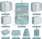 BAGAIL 6 Set/8 Set/10 Set Packing Cubes Various Sizes Packing Organizer - Image 2