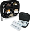 Serfeymi Weekly Travel Pill Organizer Pill Case by Serfeymi
