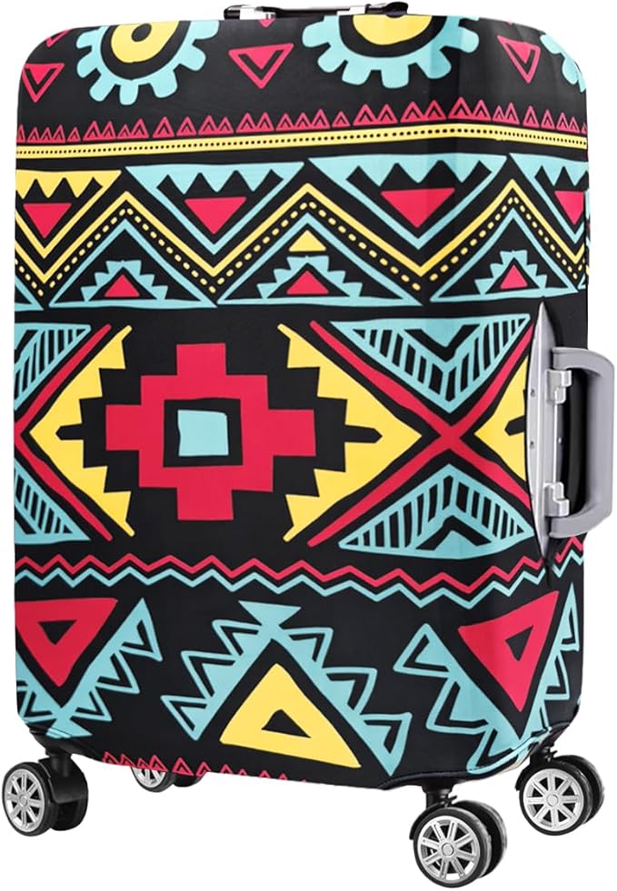 7-Mi Travel Luggage Cover Elastic Sleeve 22"-24" Anti-Scratch Suitcase by 7-Mi