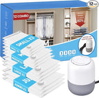 12 Pack Vacuum Storage Bags by Beglero