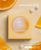 Vita Melting Snowball Capsule (30ea) – 5,470ppm Vitamin C (Ascorbic Acid) with Collagen & Hyaluronic Acid – Daily Tone-Refining & Glow-Boosting Freeze-Dried Capsule for Radiant Skin