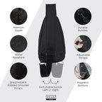 Peak Gear Travel Sling Bag. Compact Crossbody Bag | Lighter and Smaller than a - Image 4