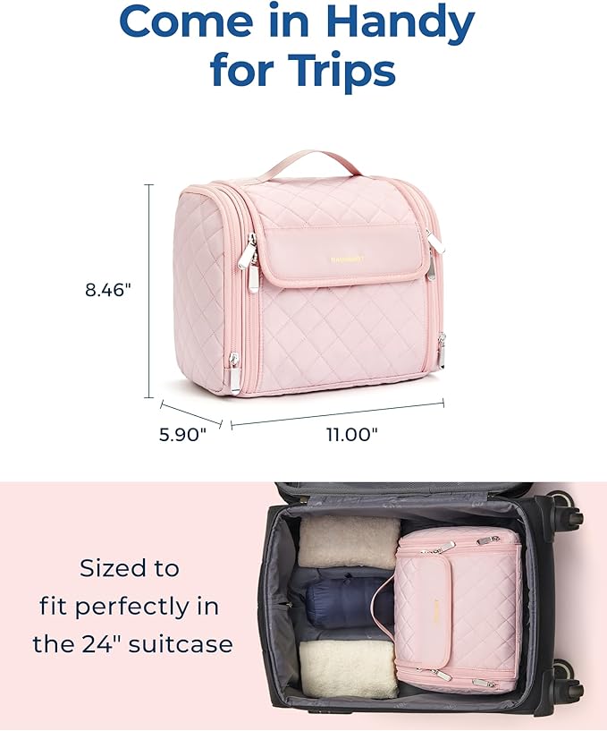 BAGSMART Makeup Bag for Women - Image 5