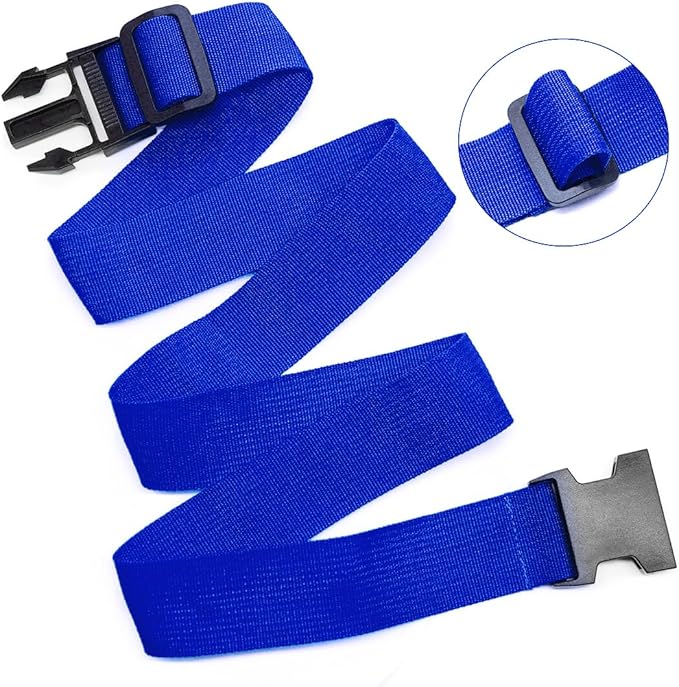 2Pack Luggag Straps for Carry On Bag, Adjustable Suitcase Belt Add Bag Travel - Image 2