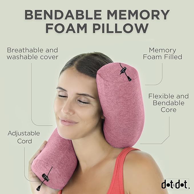 Dot&Dot Twist Memory Foam Travel Pillow - Image 3