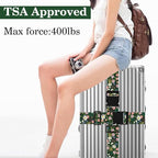 Wildflowers Luggage Straps for Suitcases TSA Approved, Luggage Identifiers for - Image 5