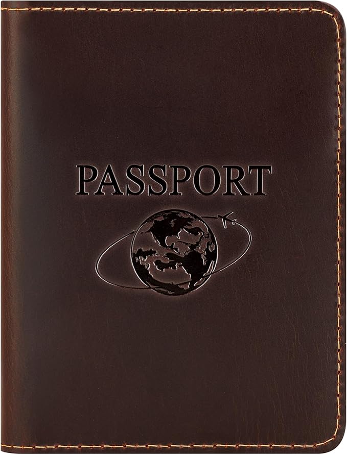 BIAOTIE Premium Leather Passport Holder Covers, Rfid Travel Wallet Passport by BIAOTIE