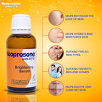 Neoprosone, Vitamin C Serum for Face | 1 Fl oz / 30ml | Brightening Serum For Dark Circle, Wrinkles | with Alpha Arbutin and Castor Oil