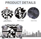 ANNA QUEEN Geometric Minimalist Luggage Cover, Suitcase Protector - Image 4