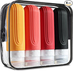 Travel Bottles for Toiletries, Tsa Approved 3oz Travel Size Containers BPA Free by Mrsdry