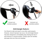 Hann Hair Curler, LCD Pro Salon Automatic Ceramic Roller Wave Machine Styler, Black, 1 Count (Pack of 1)