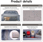 Travel Makeup Bag Organizer Cosmetic Bag: 3 Pcs Set Make up Bags - Image 4