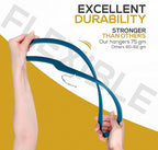 Premium Velvet Hangers 50 Pack Ultra Thin Non Slip Adult Felt Space Saving Slim - Image 8