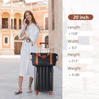 Merax Luggage Set 3 Piece Carry on Luggage, Lightweight Durable Suitcases - Image 7
