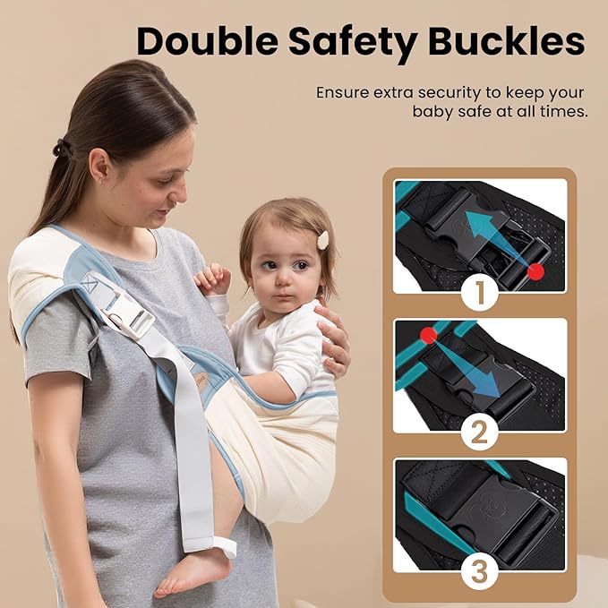 Baby Carrier Newborn to Toddler, Baby Sling Carrier, Toddler Carrier 25-60 lbs - Image 6