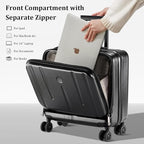 16 Inch Carry On Luggage with 2 Compartments - Image 2