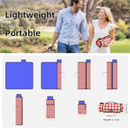 ZAZE Picnic Blanket Extra Large Waterproof, Camping on Grass Accessories Couple - Image 5