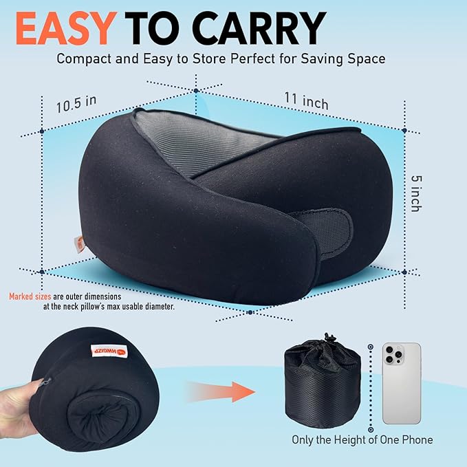 Travel Pillow | High-Density Memory Foam Pillow - Image 3