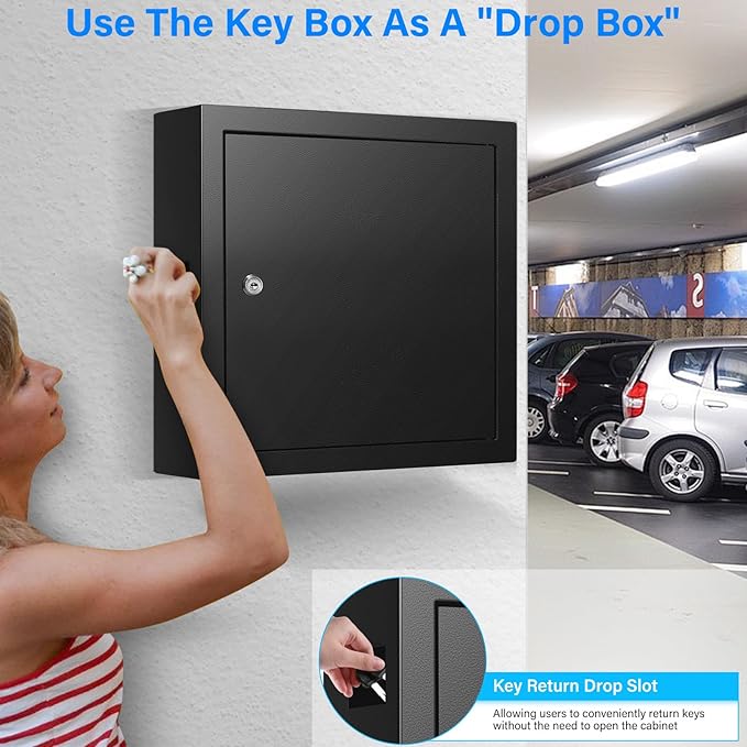 100 Keys Key Lock Box, Anti-Theft Key Cabinet - Image 4