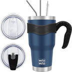 WETOWETO 30 oz Tumbler Stainless Steel Vacuum Insulated Coffee Cup by Wetoweto