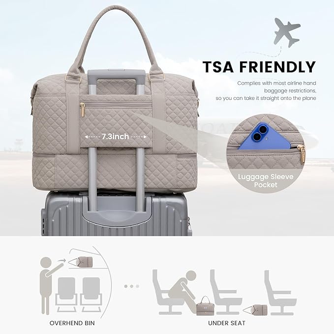 LOVEVOOK Travel Duffle Bag, Weekender Bags - Image 4
